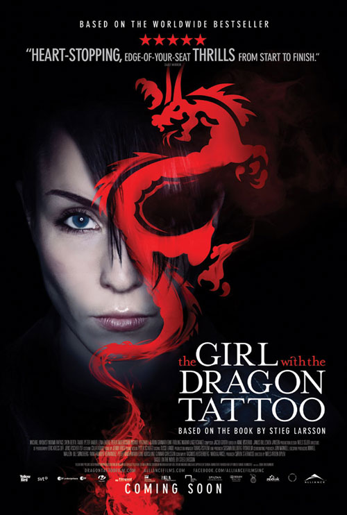 The Girl with the Dragon Tattoo Movie Poster (Swedish Version)