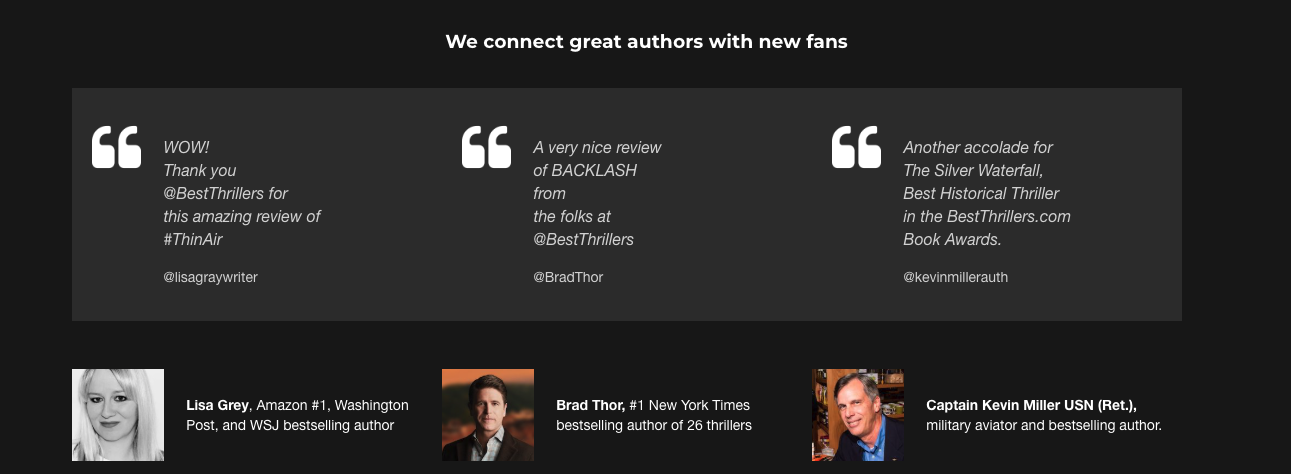 Testimonials
